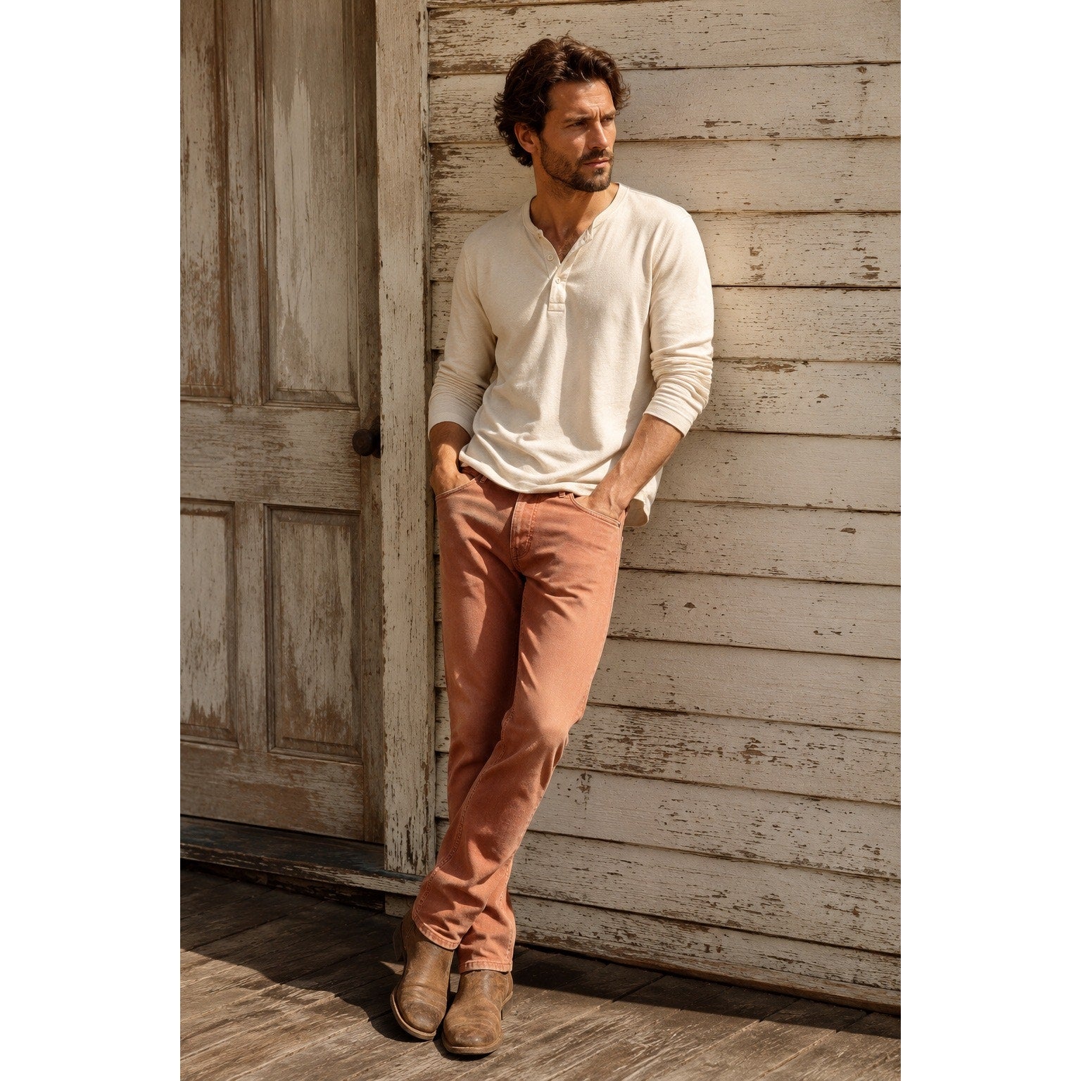 AG Adriano Goldschmied The Tellis Modern Slim AG-ED Denim Jeans in Adobe Clay — Size 33R // Preowned