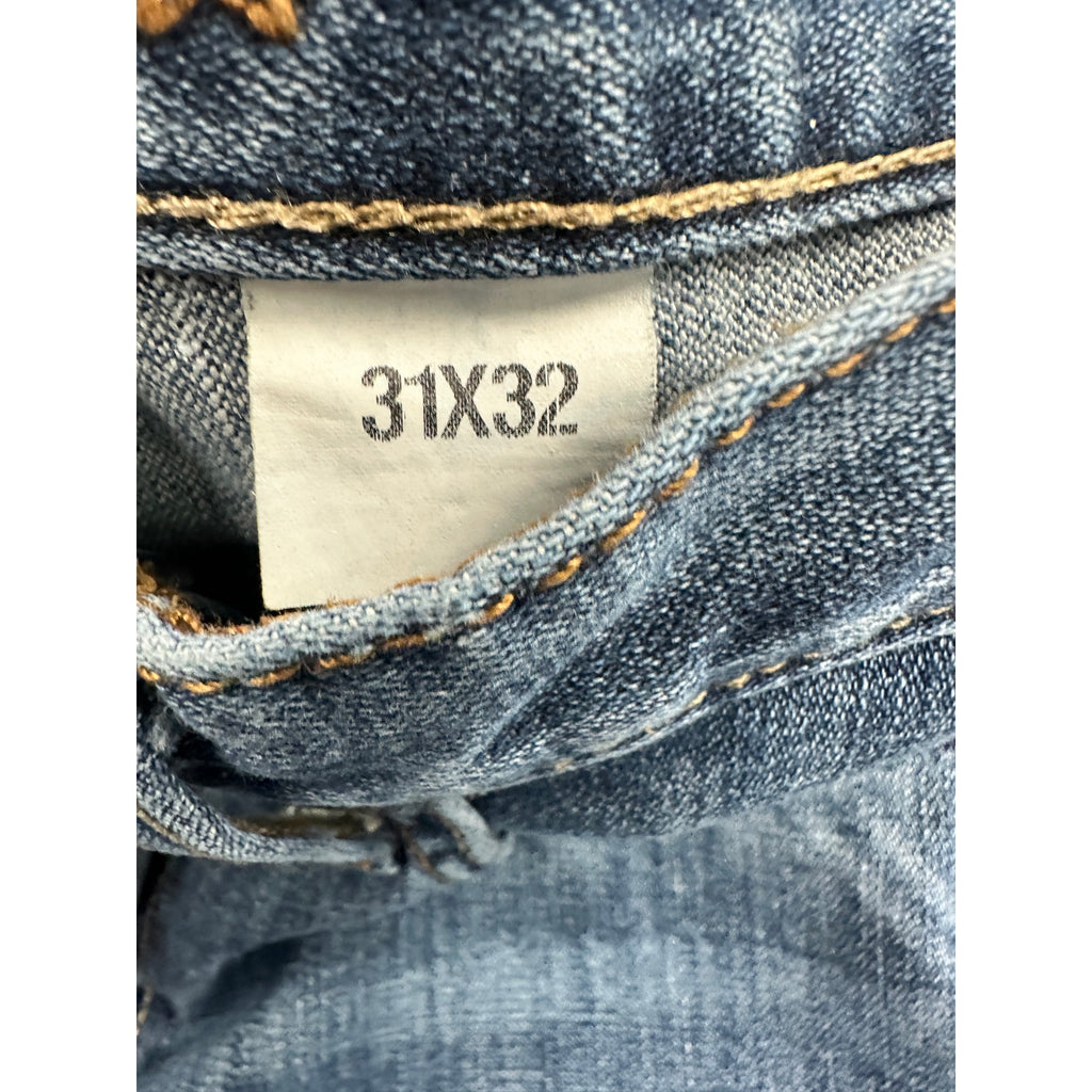 Cinch Silver Label Slim Straight Jeans in Dark Stone Blue — Size 31x32 // Preowned