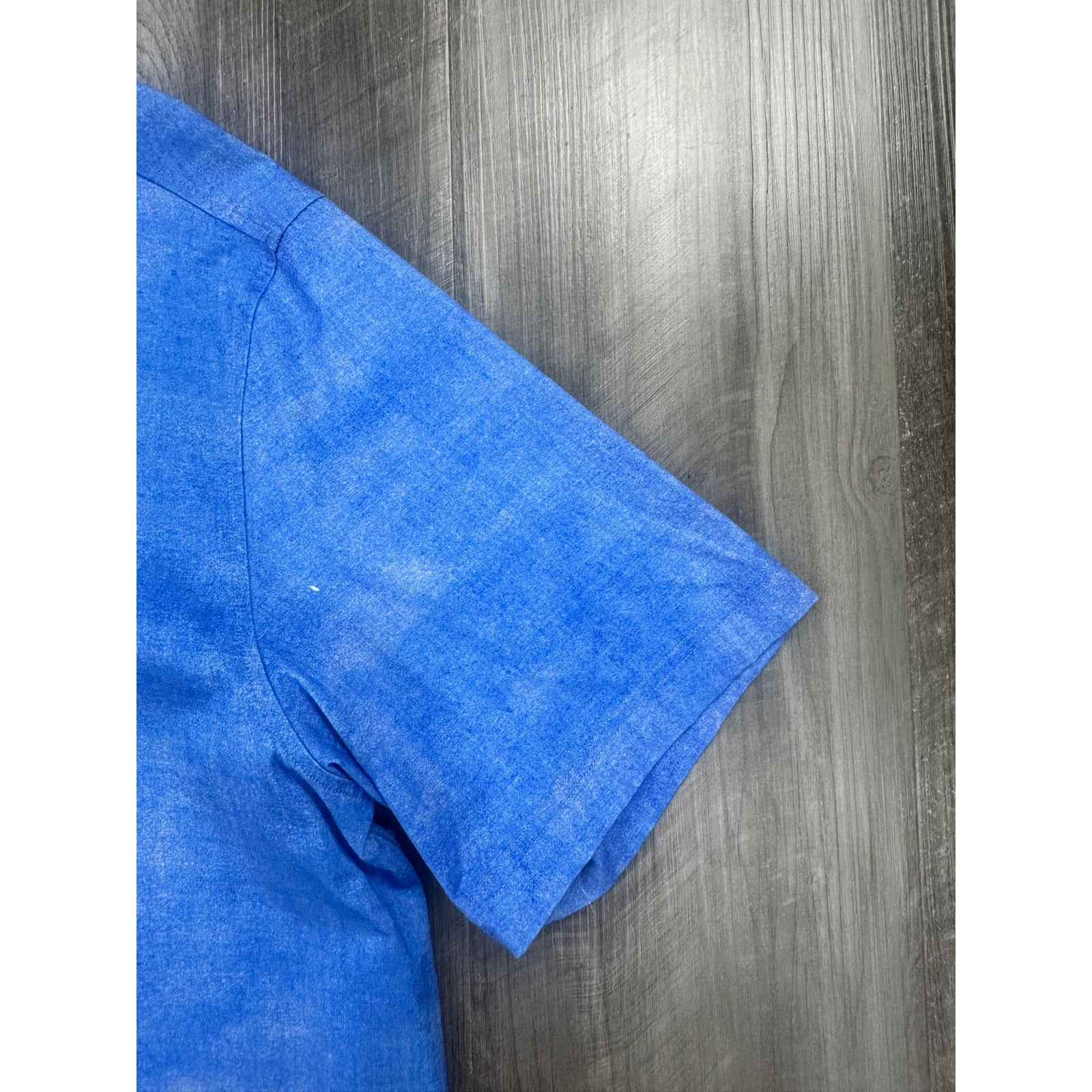 Bugatchi OoohCotton Tech 8-Way Stretch Polo in Classic Blue — Size Large // Preowned