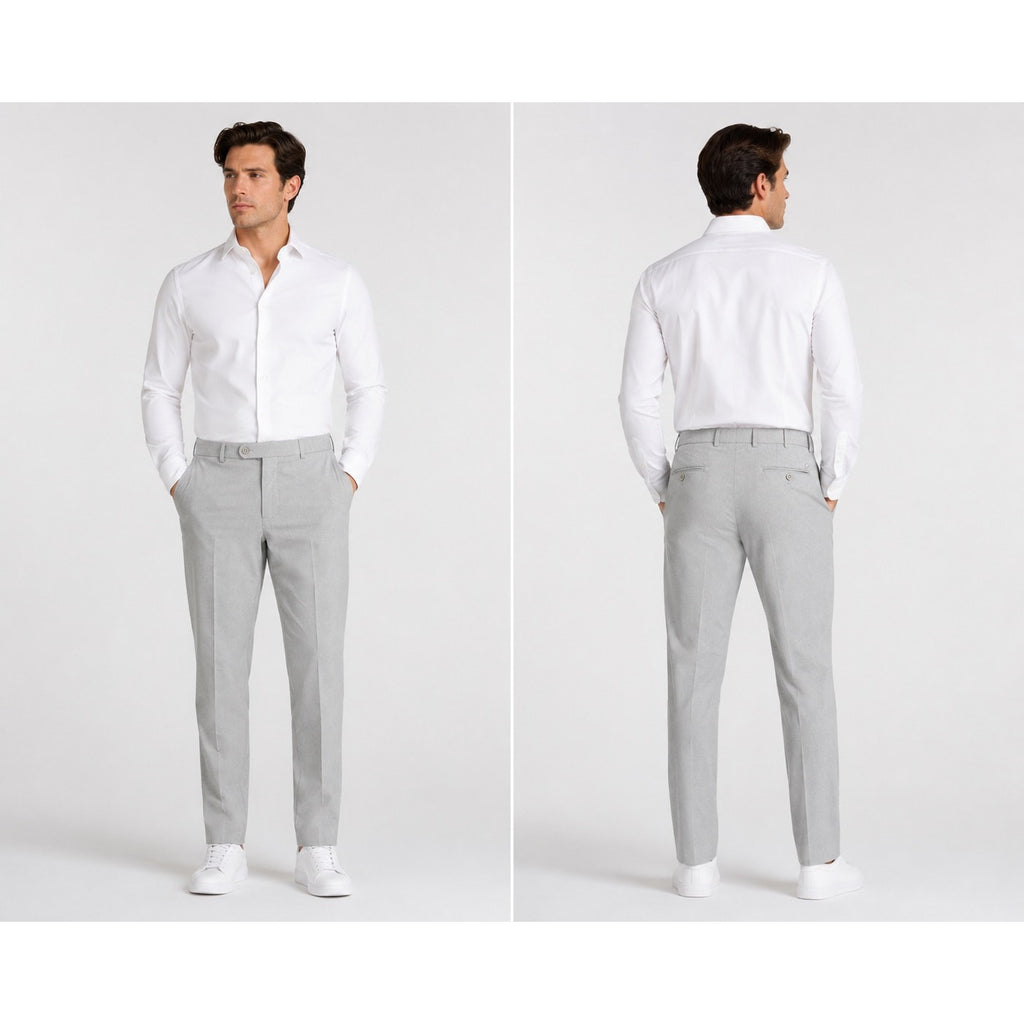 Peter Millar Surge Crown Crafted Trouser Pants in Gale Grey — Size 38x32 // Preowned