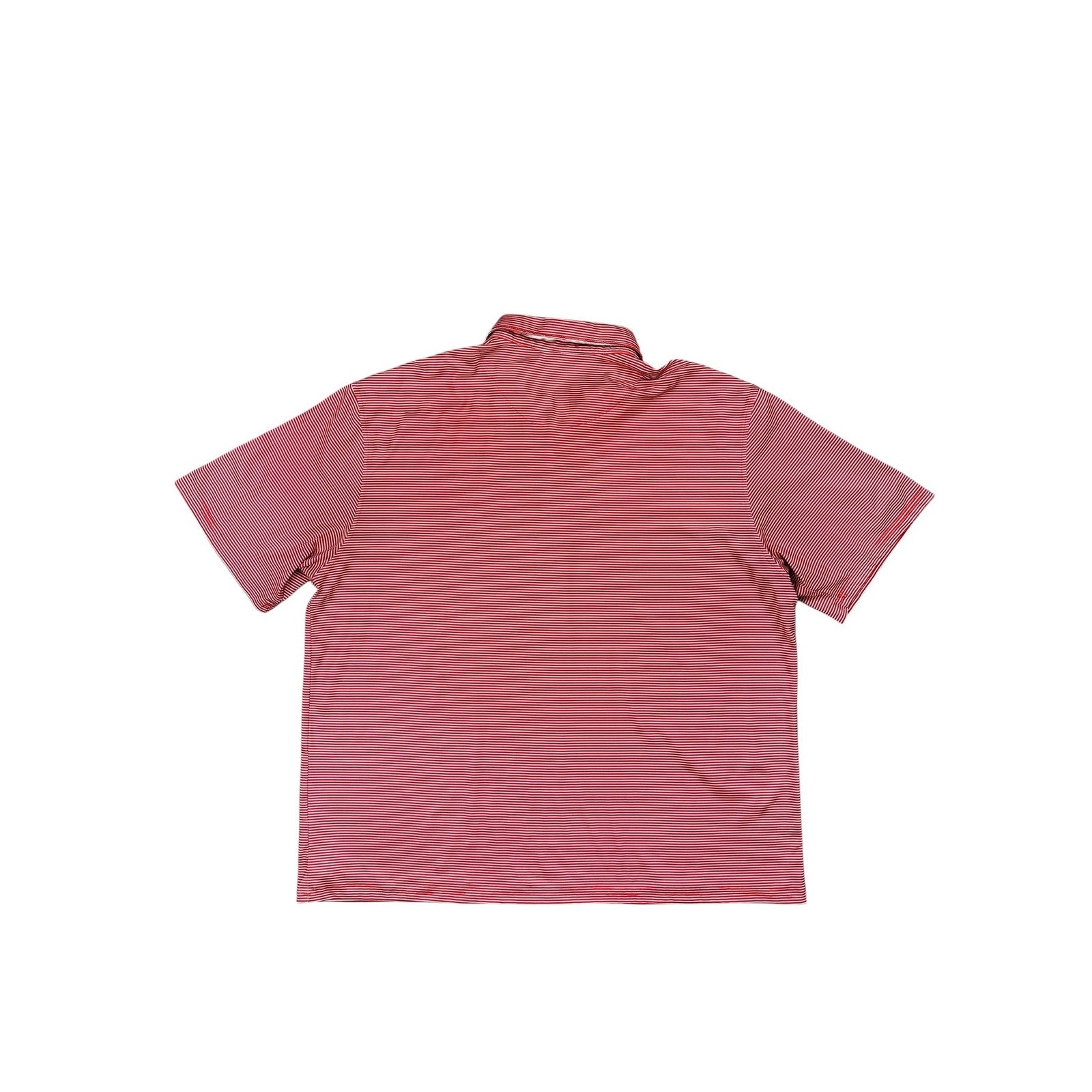 Dark Horse Tack & Supply Texas Tech Red Raiders Striped Golf Polo in Red, White — Size 2XL // Preowned