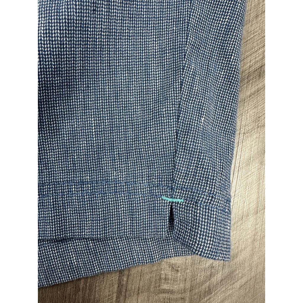 Tommy Bahama Coastline Linen Cotton Elastic Waist Shorts in Coastline Blue — Size 2XLT