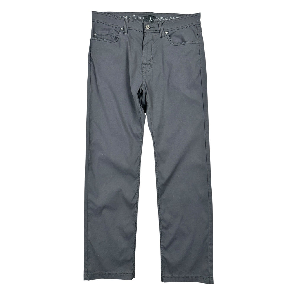 Prana Brion 5 Pocket Slim Fit Performance Pants in Charcoal Grey — Size 34x32 // Preowned