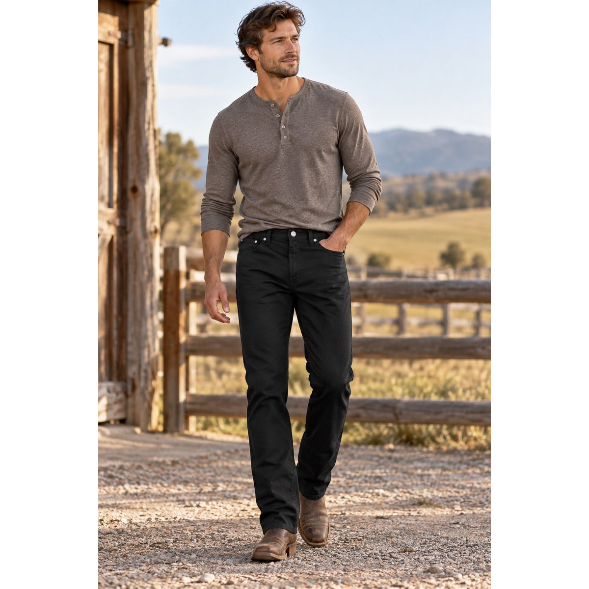 Wrangler RETRO Slim Straight Chino Jeans — Size 30x34 // Preowned