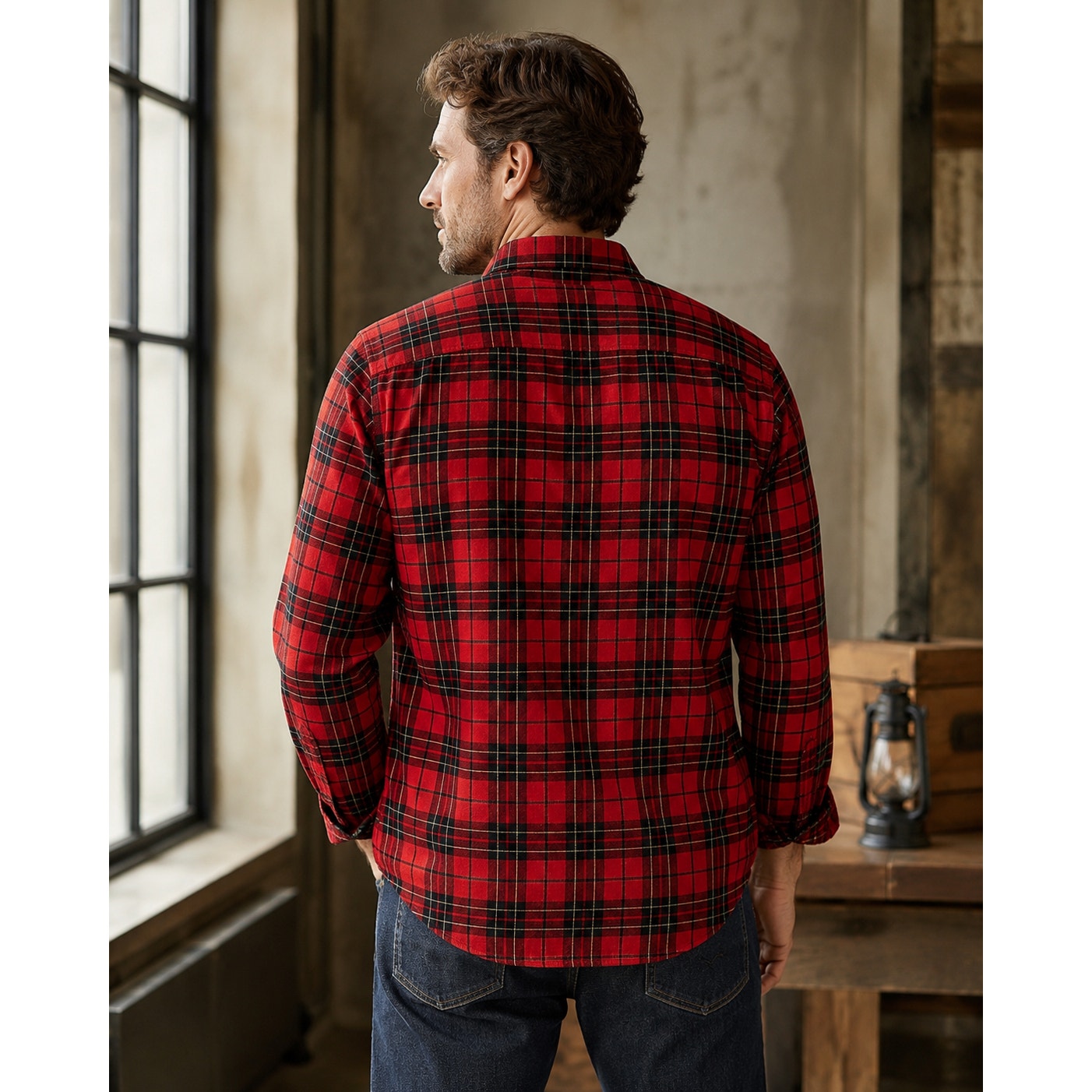Polo Ralph Lauren Classic Soft Flannel Plaid Long Sleeve Button Down - 2XB