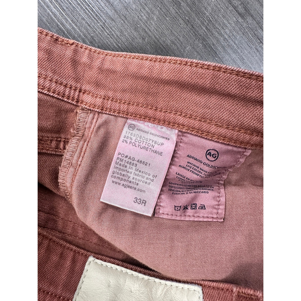 AG Adriano Goldschmied The Tellis Modern Slim AG-ED Denim Jeans in Adobe Clay — Size 33R // Preowned