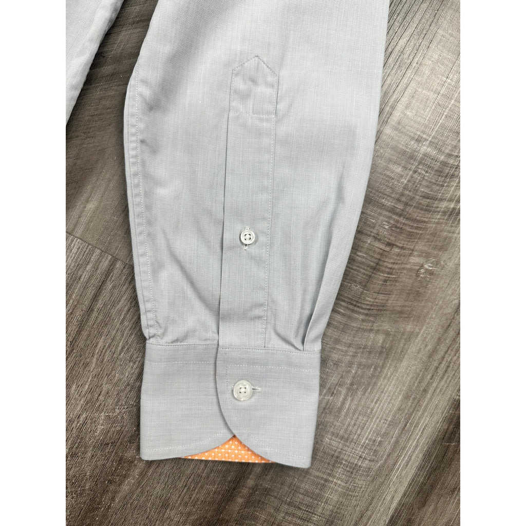 Proper Cloth Poplin Broadcloth Long Sleeve Button Down Shirt — Size 16 (Large) // Preowned