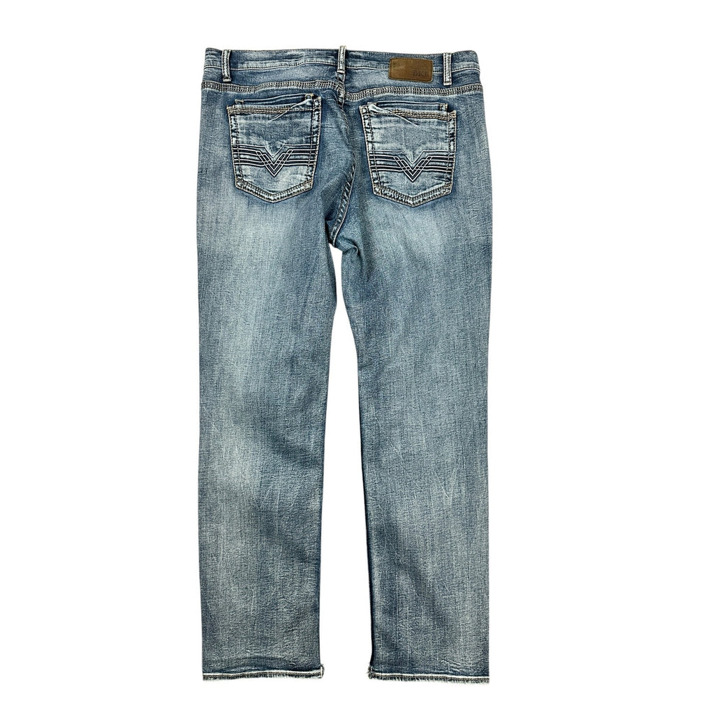 BKE Nolan Straight Leg Stretch Jean in Blue — Size 38R // Preowned