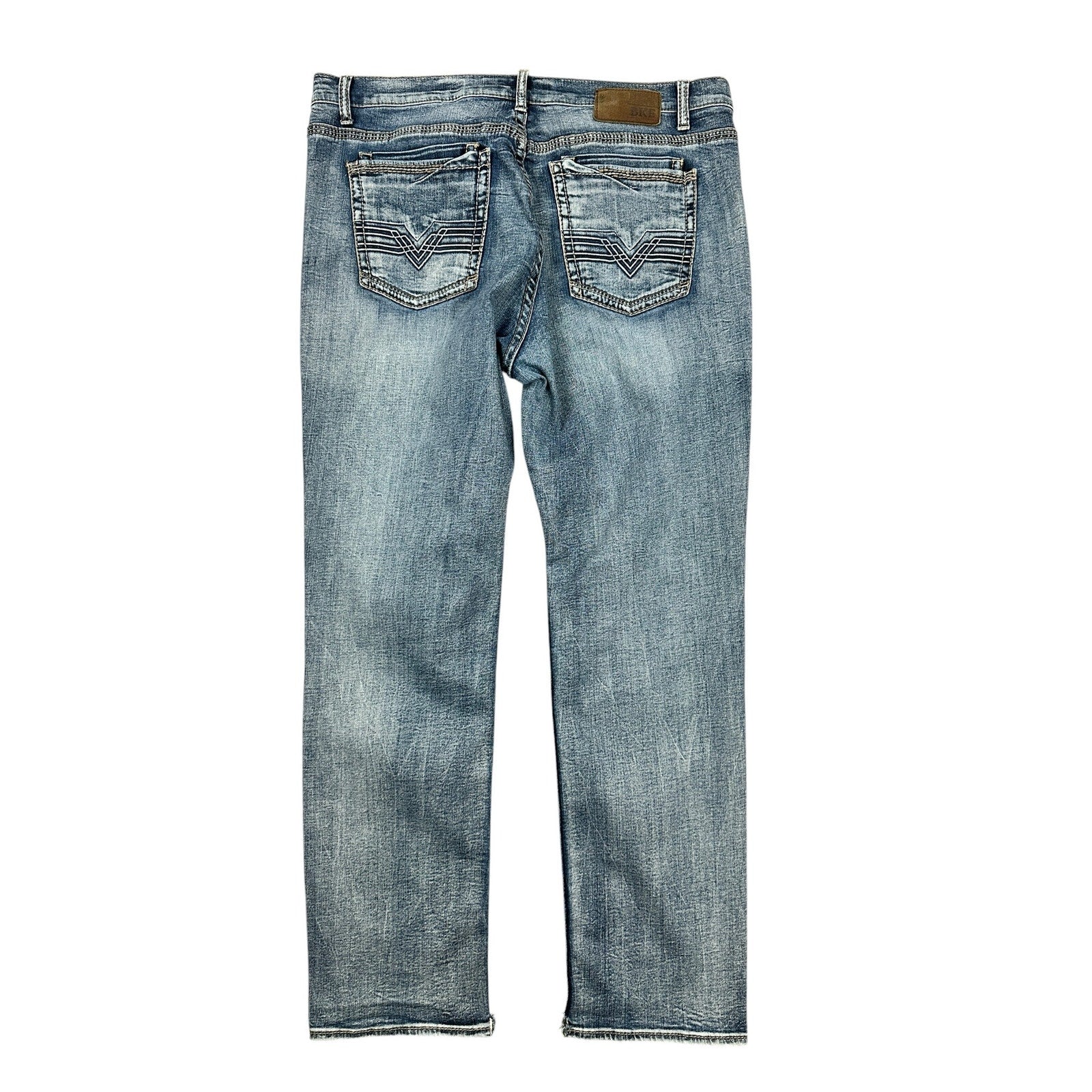 BKE Nolan Straight Leg Stretch Jean in Blue — Size 38R // Preowned