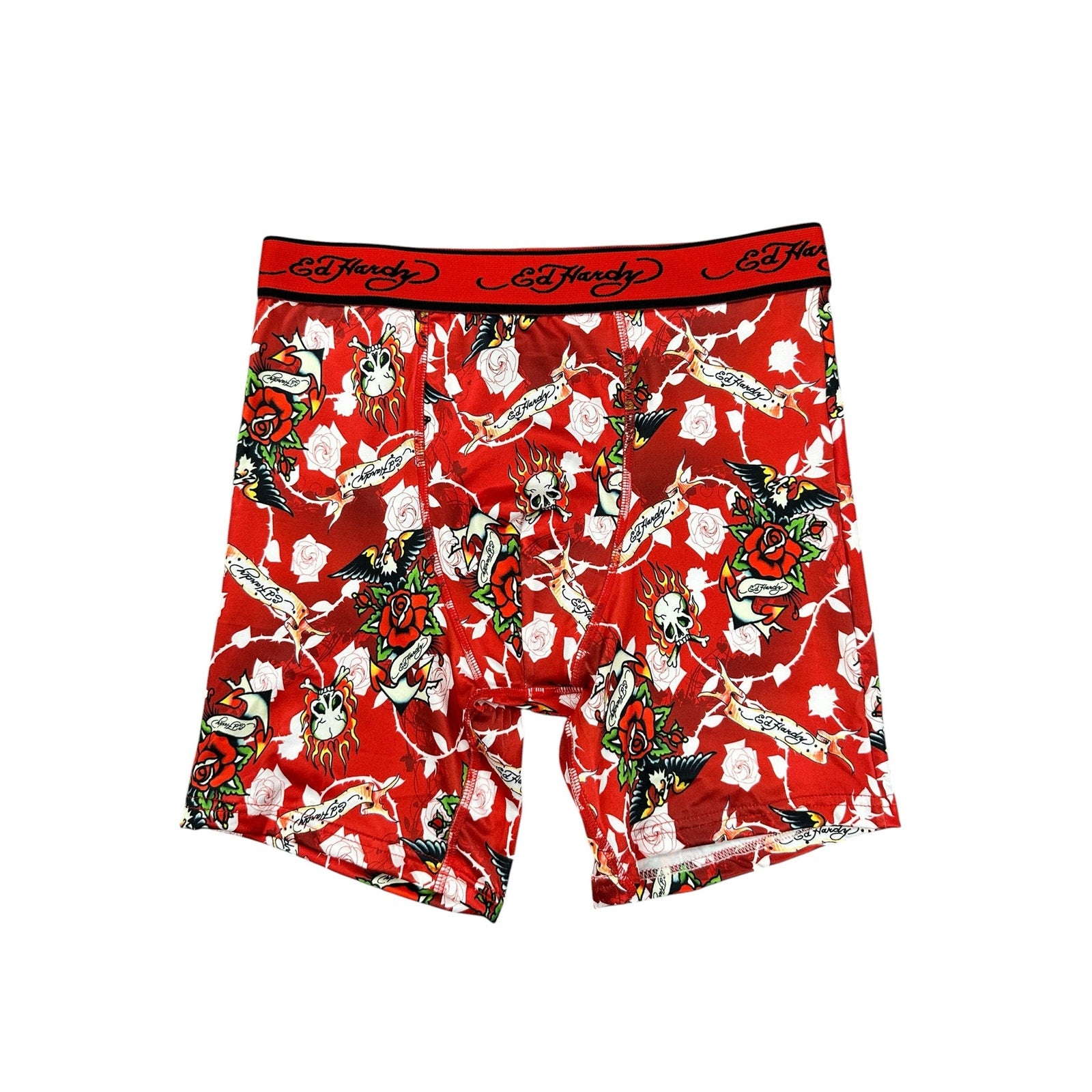 Ed Hardy Performance Boxer Briefs 4-Pack — Size Medium