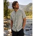 Patagonia Back Step Founder Short Sleeve Shirt in Matcha Green — Size Large // Preowned