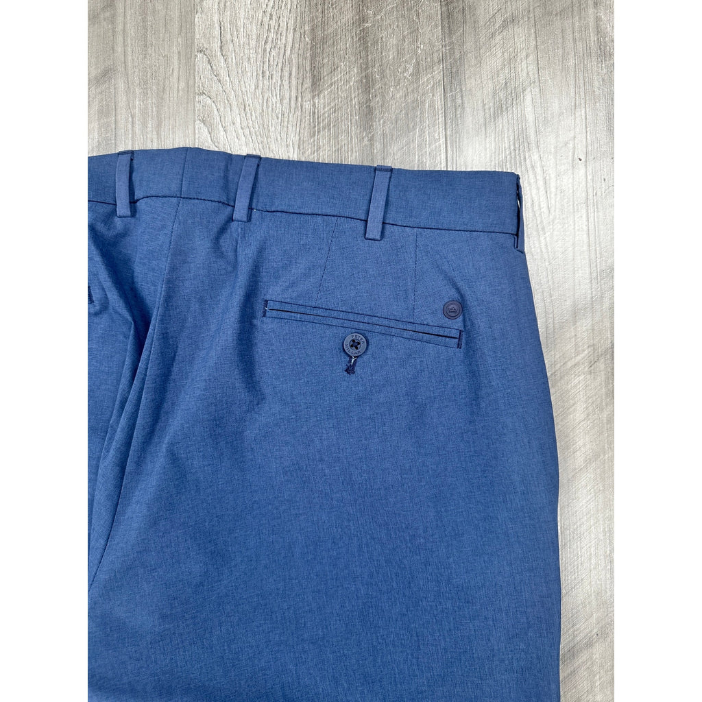 Peter Millar Surge Performance Tailored Fit Trouser Pants in Navy — Size 36x30 // Preowned