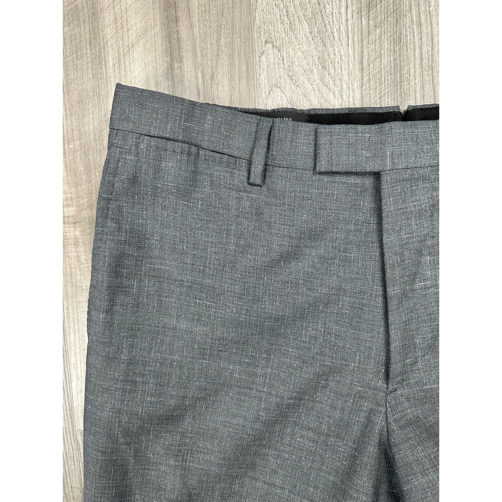 Banana Republic Marzotto Italian Fabric Slim Traveler Textured Trouser Pants — Size 33x32 // Preowned