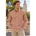 Antigua Texas Longhorns Micro Check Long Sleeve Shirt — Size Large // Preowned