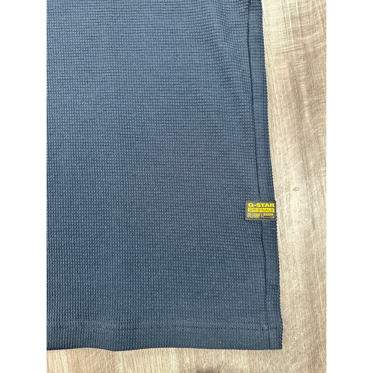 G-Star Structured Boxy Waffle Jersey Knit Tee — Size Medium