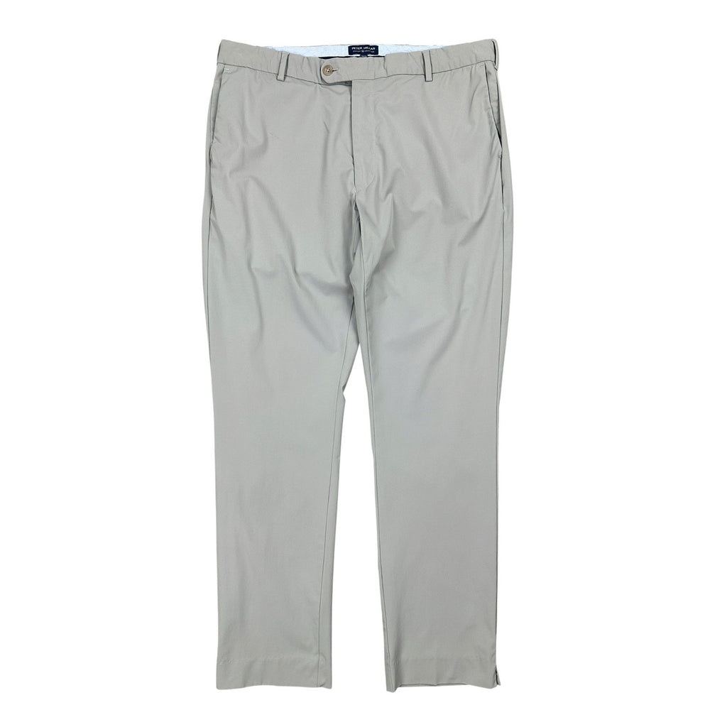 Peter Millar Stealth Performance Trouser Pants in Gale Gray — Size 36x32 // Preowned