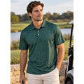 Peter Millar Balsam Gator Baitik Summer Comfort Performance Jersey Polo — Size 2XL // Preowned