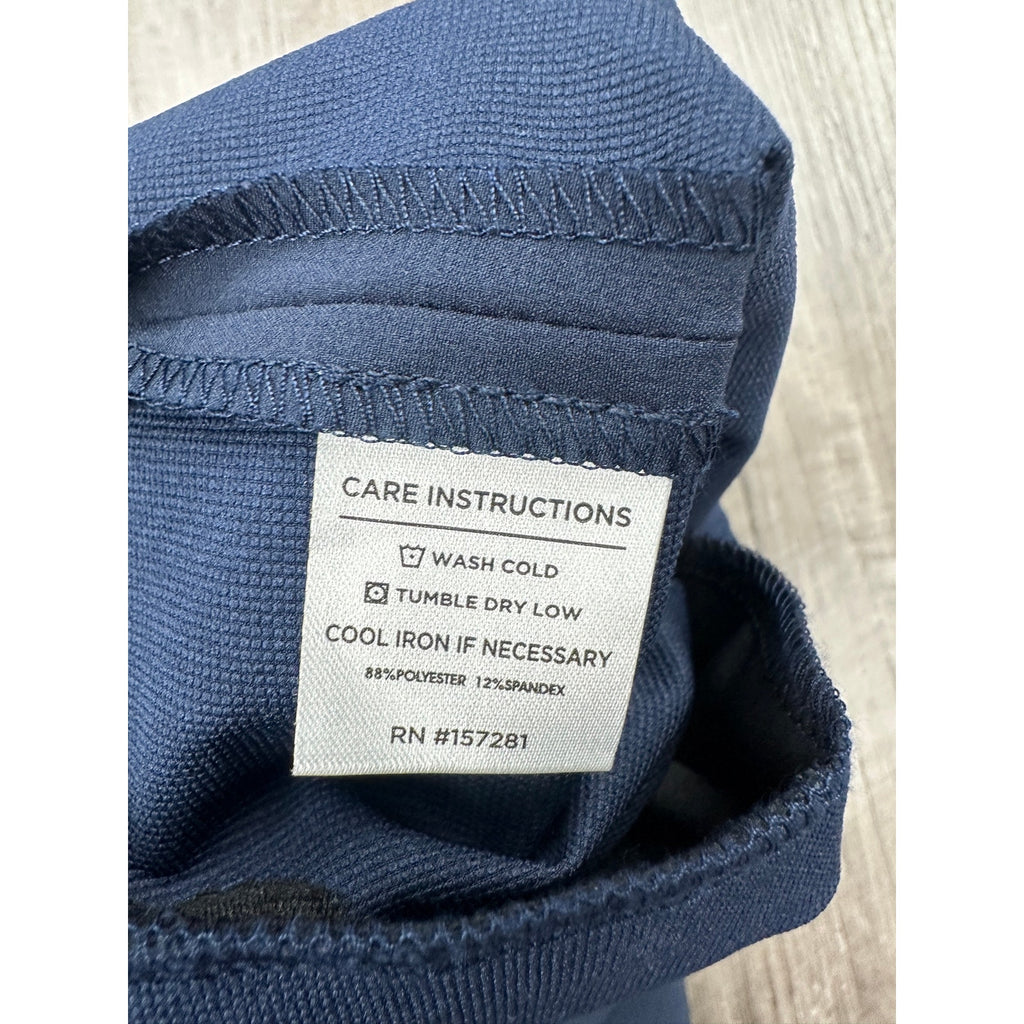 Mizzen+Main Helmsman 5 Pocket Slim Fit Performance Chino Pants in Navy — Size 32x30 // Preowned