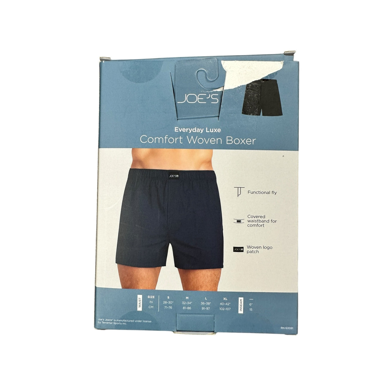 Joe's Jeans Everyday Luxe Comfort Woven Boxers - 3 Pack — Size Large