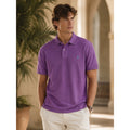 Polo Ralph Lauren Classic Fit Purple Mesh Knit Polo - 4XB
