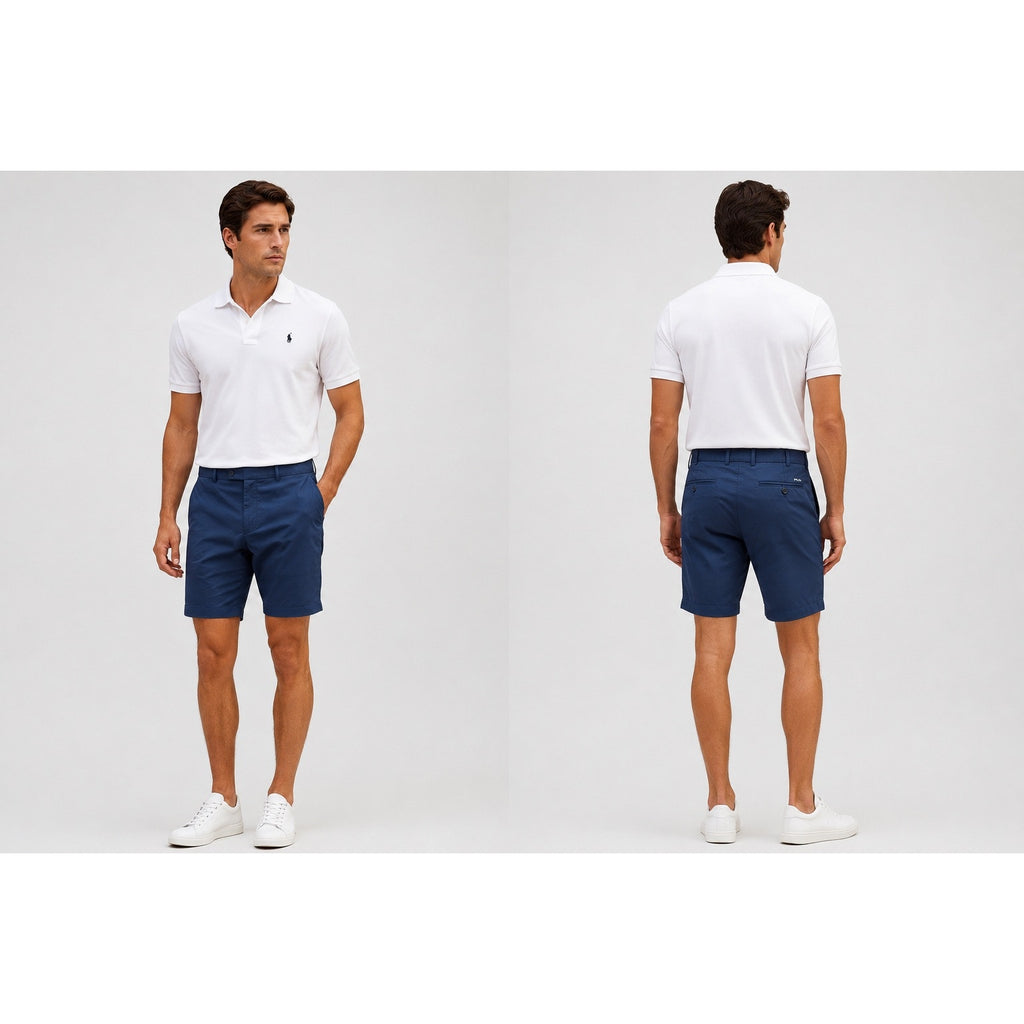 RLX Ralph Lauren Tailored Fit Performance Golf Shorts in Navy — Size 36