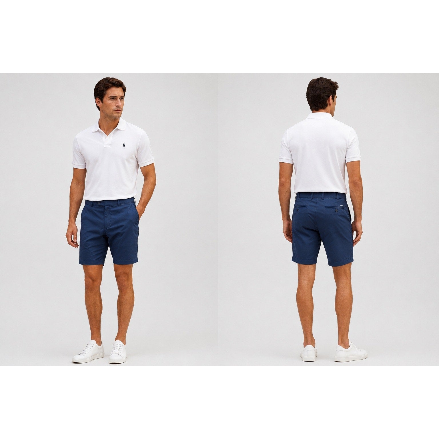 RLX Ralph Lauren Tailored Fit Performance Golf Shorts in Navy — Size 36