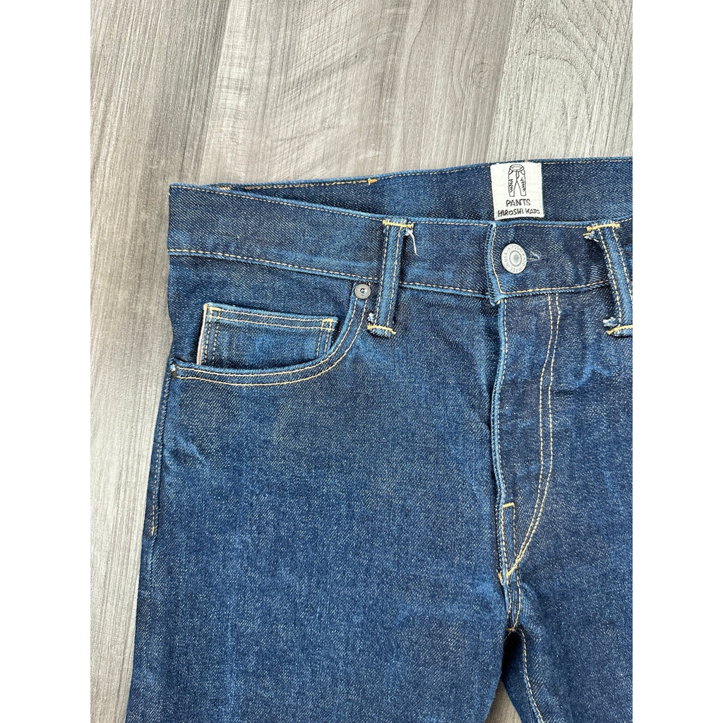 Hiroshi Kato The Pen Slim Japanese Selvedge Raw Jeans — Size 30 // Preowned