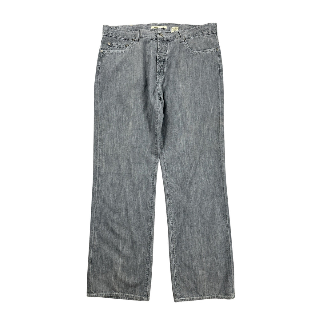 John Varvatos Star USA Authentic Fit Straight Leg Jean in Gray Wash — 36x30