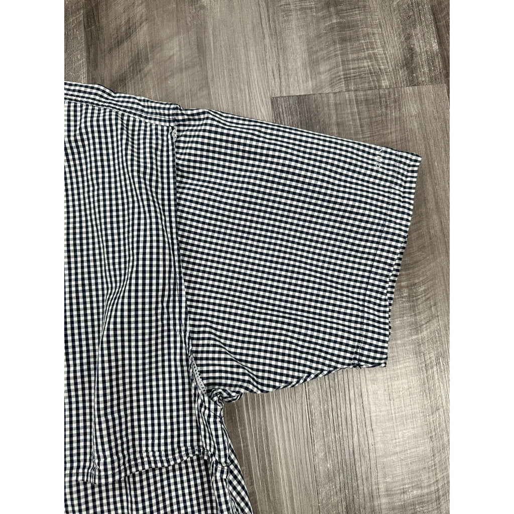 Columbia Rice Owls Super Bonehead PFG Vented Button Down in Navy Gingham — Size M // Preowned