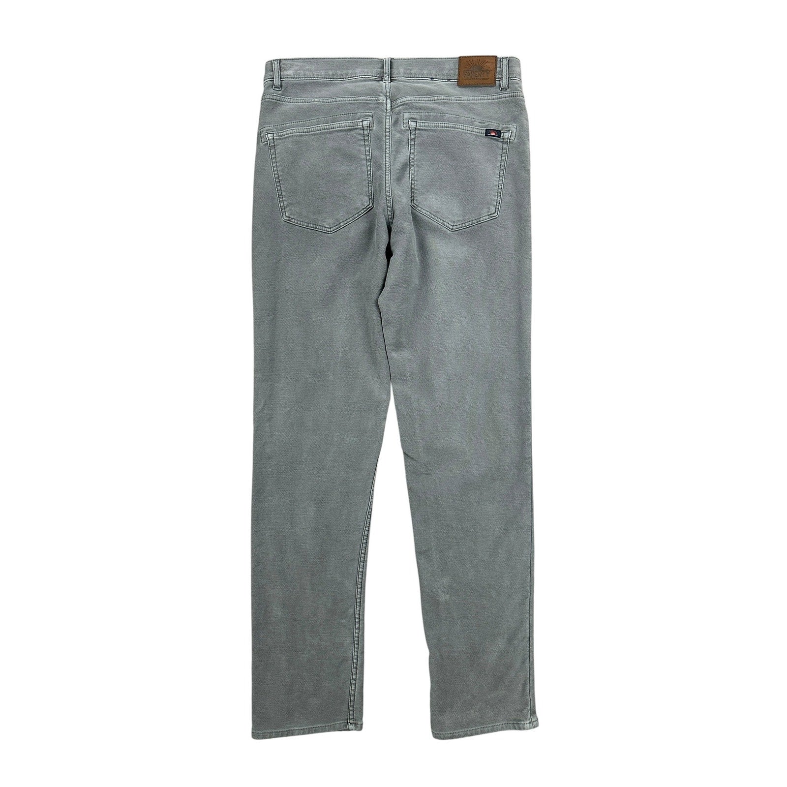 Faherty Stretch Terry Five Pocket Pants in Slate — Size 33 // Preowned