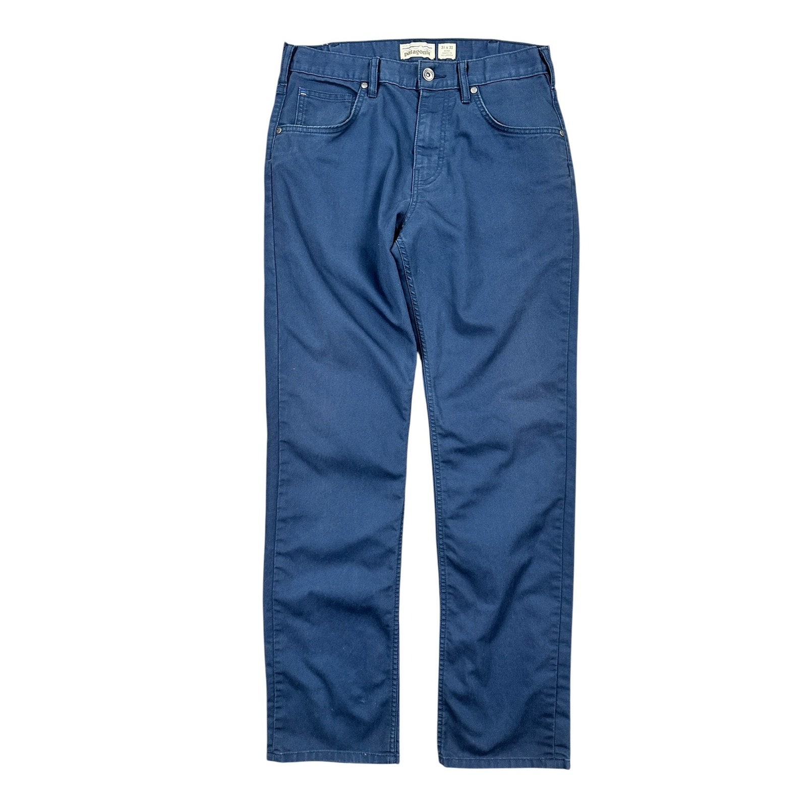 Patagonia Performance T400 Comfort Twill Straight Jeans in Navy — Size 31x32 // Preowned