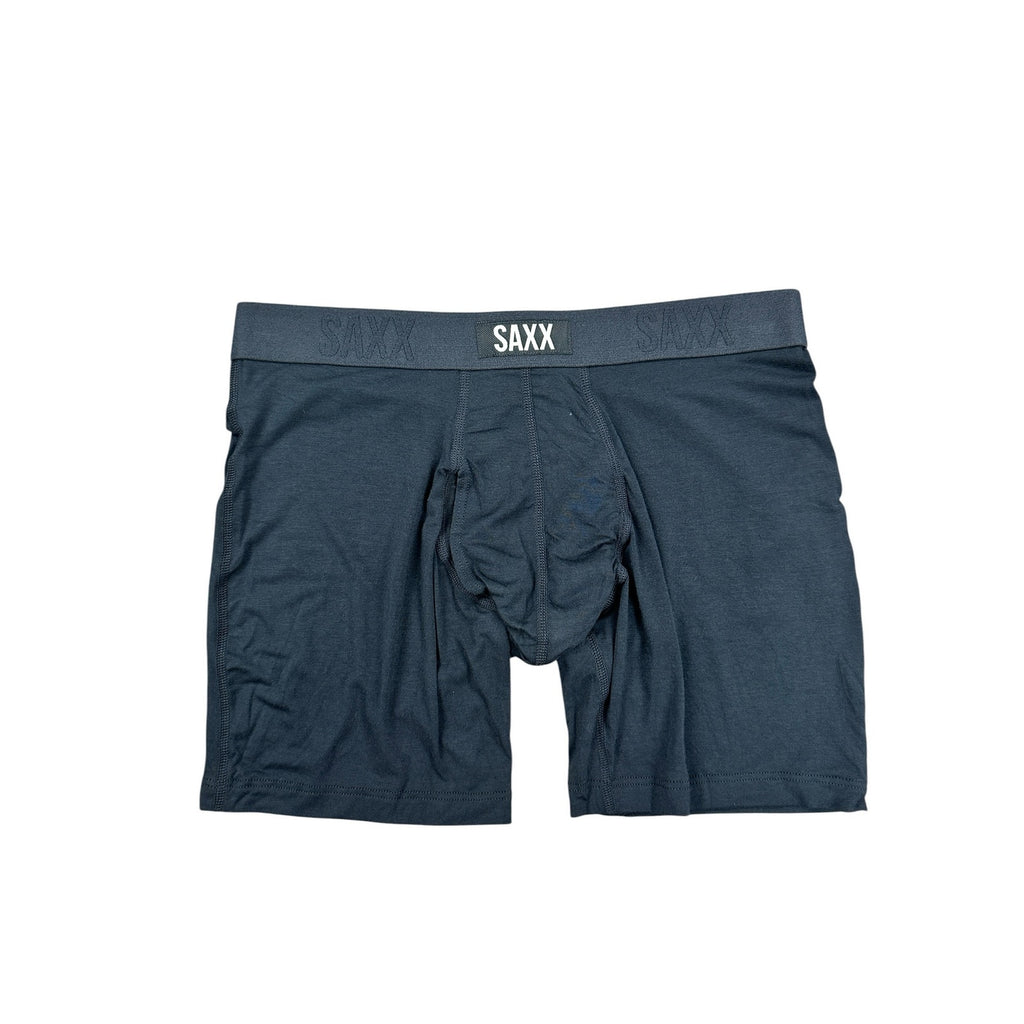 Saxx Vibe Xtra Ball Park Pouch Everyday Fly 6-Inch Boxer Brief 2-Pack in Black — Size Small
