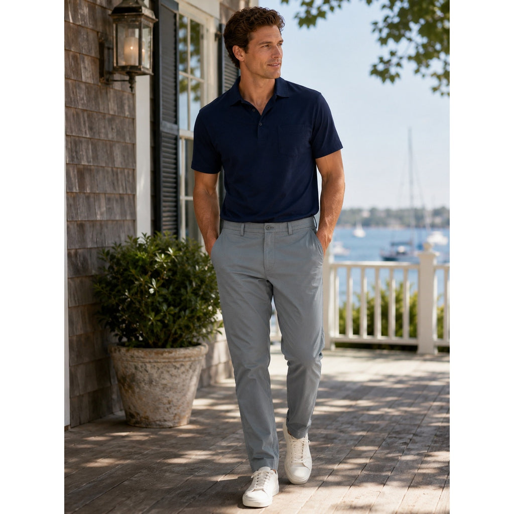 Vineyard Vines On the Go Performance Chino Pants in Gray — Size 33x32 // Preowned