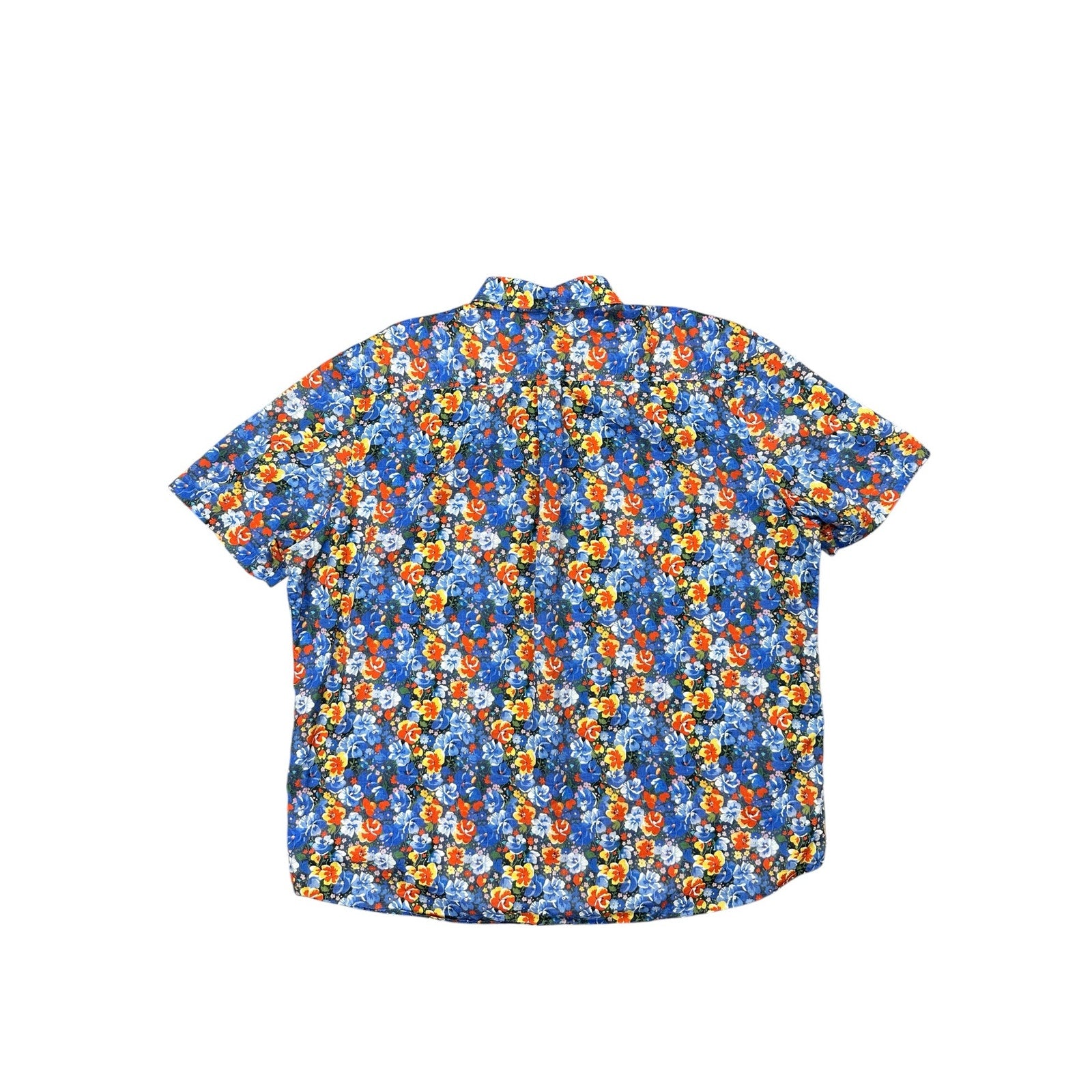 Johnnie-O Barren Hangin' Out Hawaiian Floral Short Sleeve Shirt in Oceanside — Size XL // Preowned