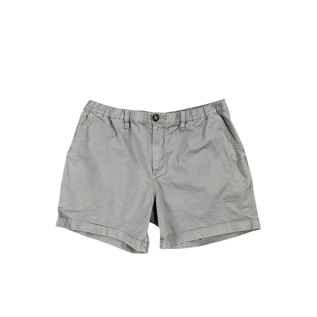 Chubbies 5.5-Inch Elastic Waist Chino Shorts in Gray Khaki — Size XL // Preowned