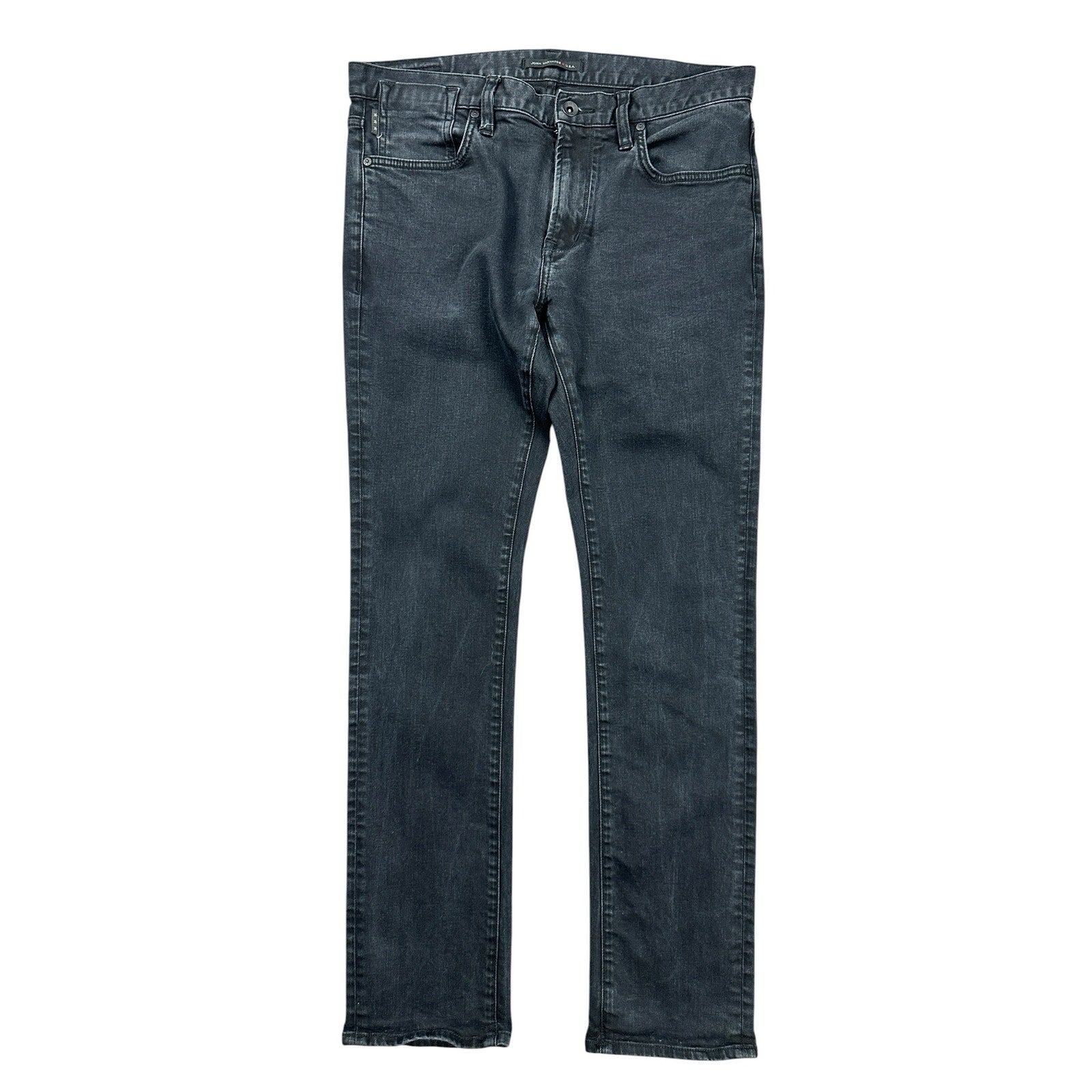John Varvatos Bowery Slim Straight Jean in Black — Size 33 // Preowned