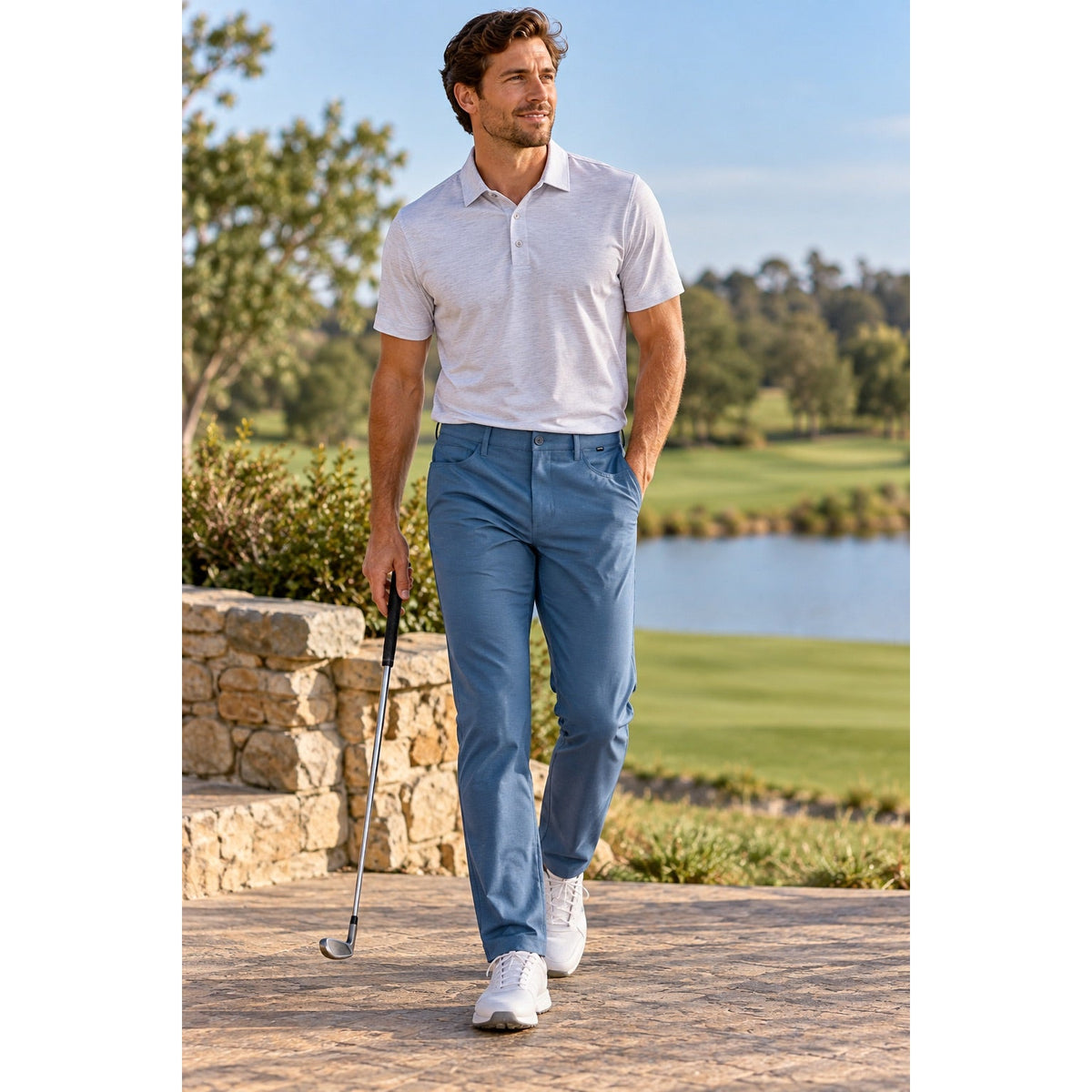 TravisMathew Beckladdium Performance Golf Chino Pants — Size 36 // Preowned