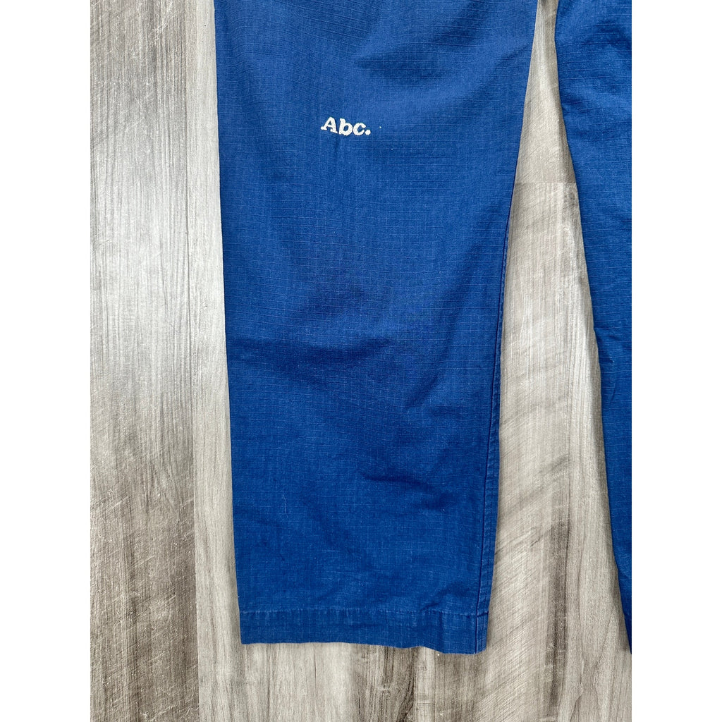 Advisory Board Crystals Ripstop Belted Elastic Waist Pants in Washed Navy — Size Medium // Preowned
