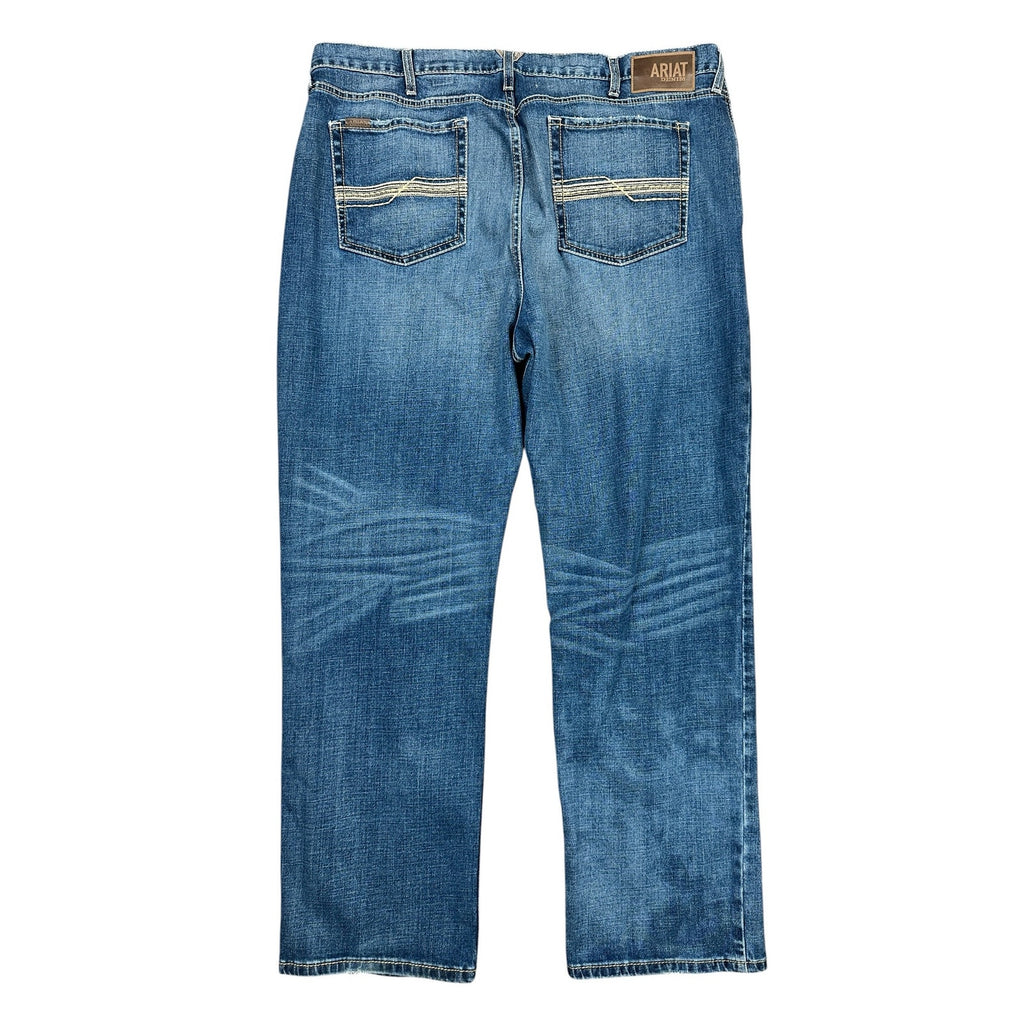 Ariat Ledge M4 Low Rise Bootcut Jeans in Blue — Size 44x32 // Preowned