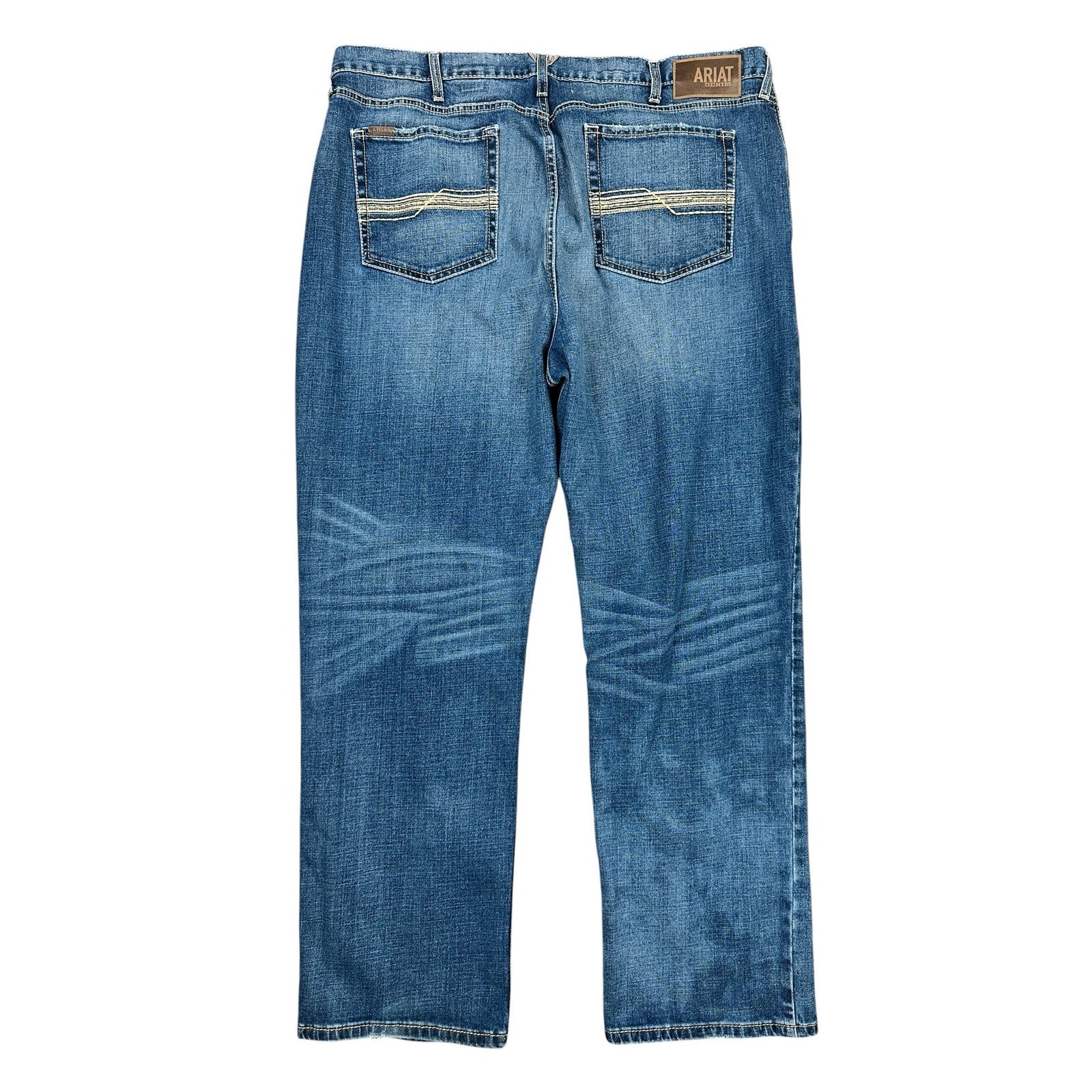 Ariat Ledge M4 Low Rise Bootcut Jeans in Blue — Size 44x32 // Preowned