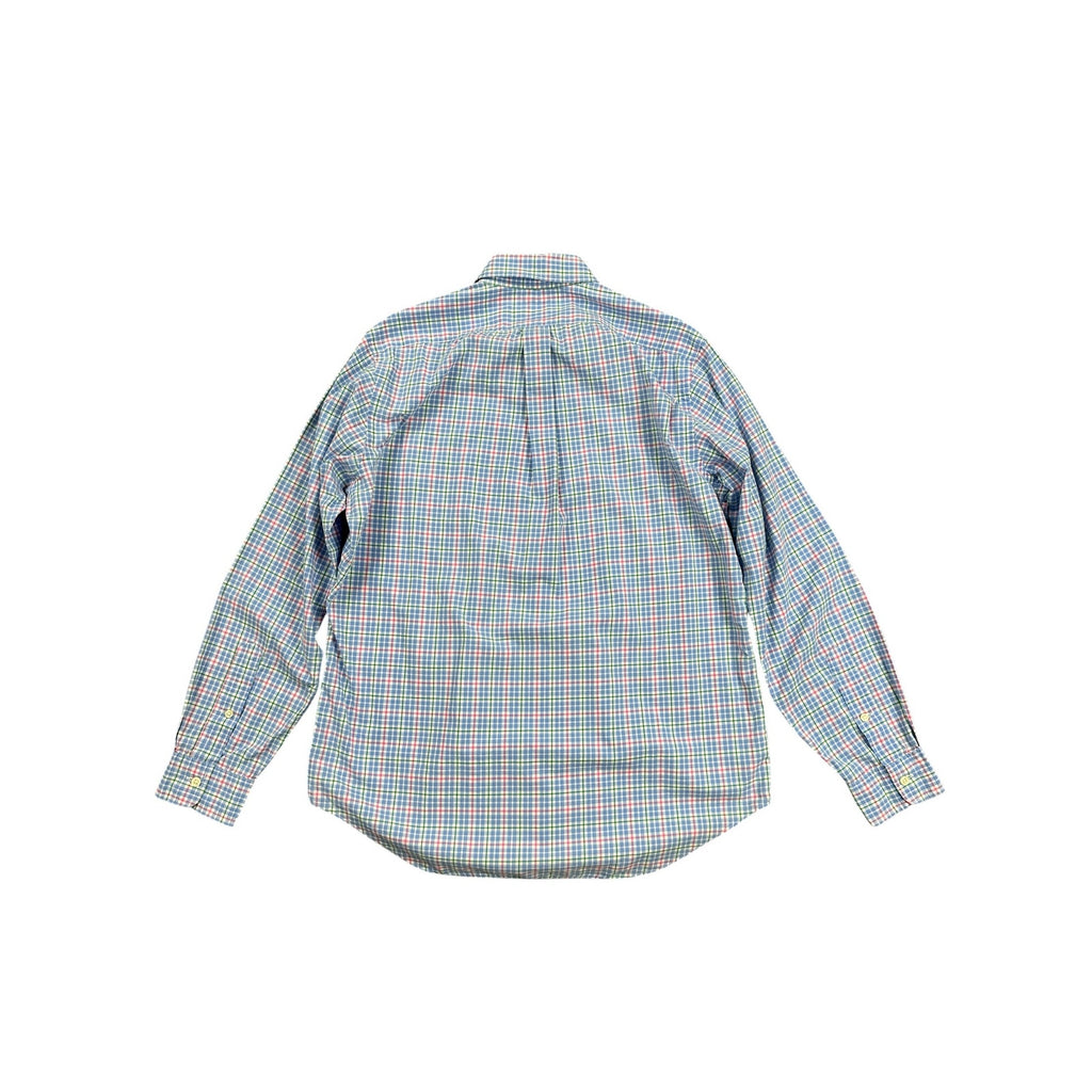 Polo Ralph Lauren Oxford Button Down Shirt in Multi-Color Plaid — Size Medium