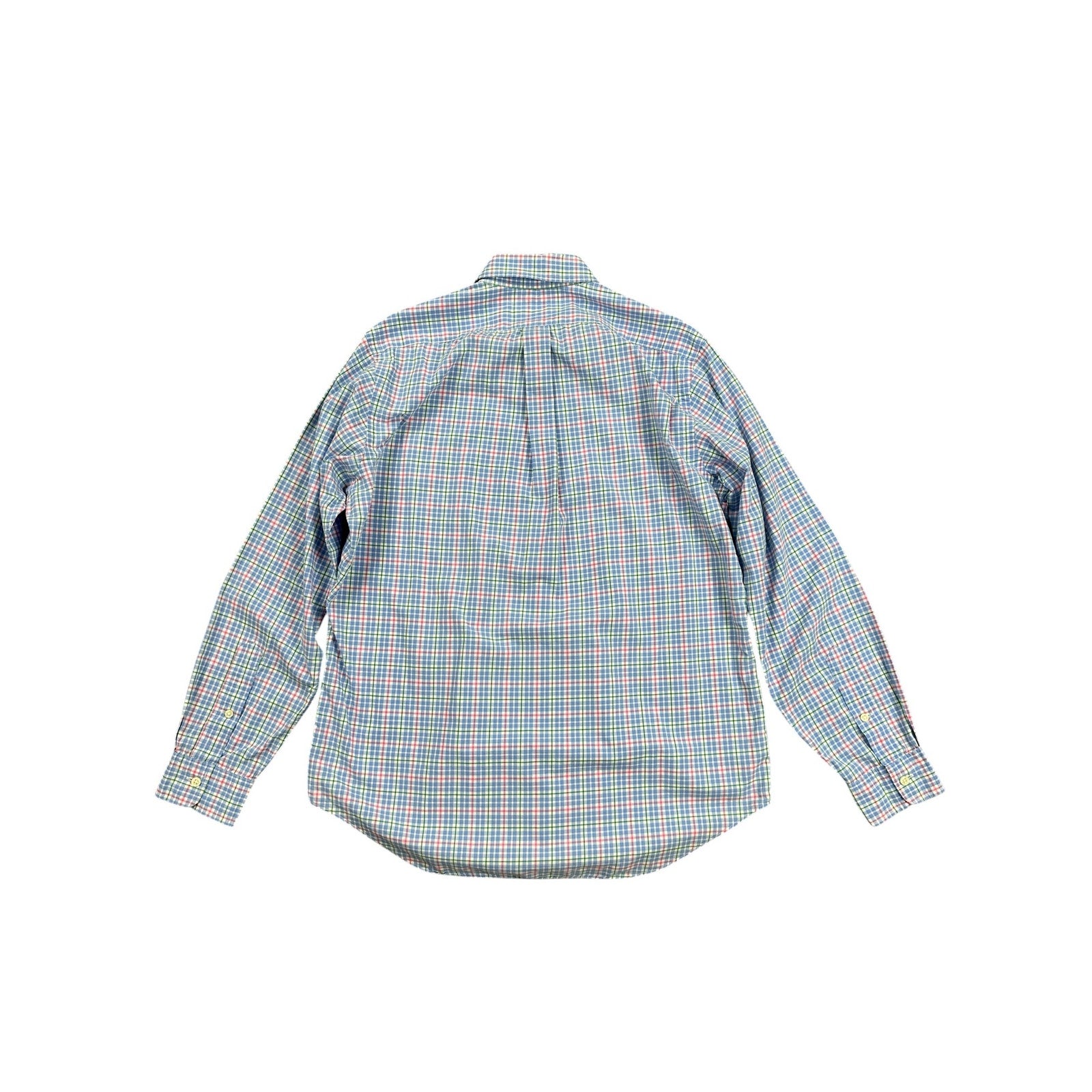 Polo Ralph Lauren Oxford Button Down Shirt in Multi-Color Plaid — Size Medium