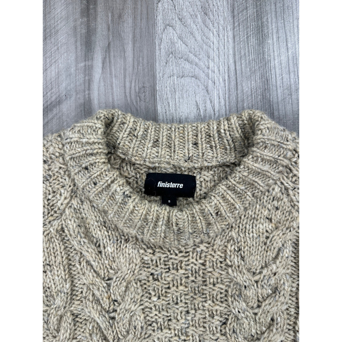 Finisterre Westray Crew Neck Pure New Wool Sweater — Size Small // Preowned