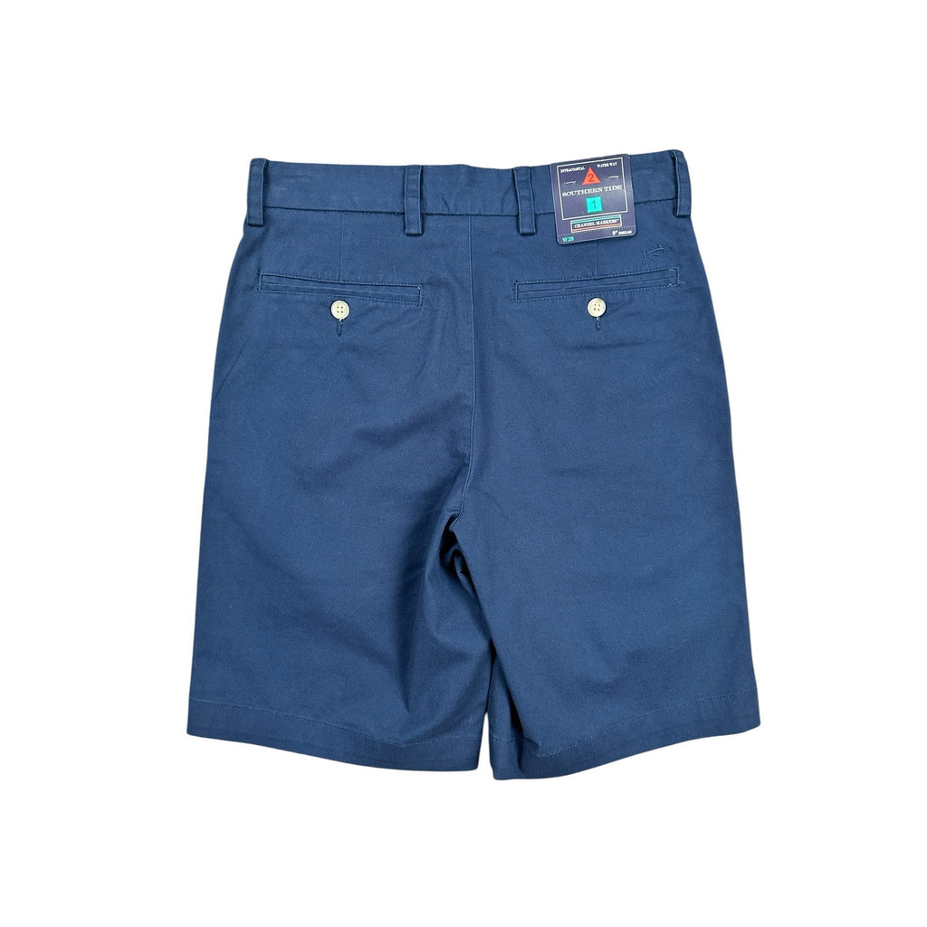 Southern Tide 9-Inch Channel Marker Chino Shorts in Navy — Size 28