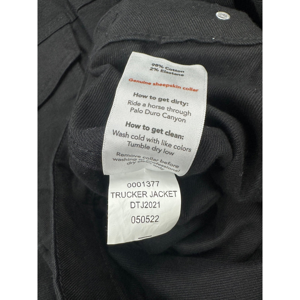 Tecovas Overnight Trucker Sheepskin Collar Denim Jacket — Size Medium // Preowned