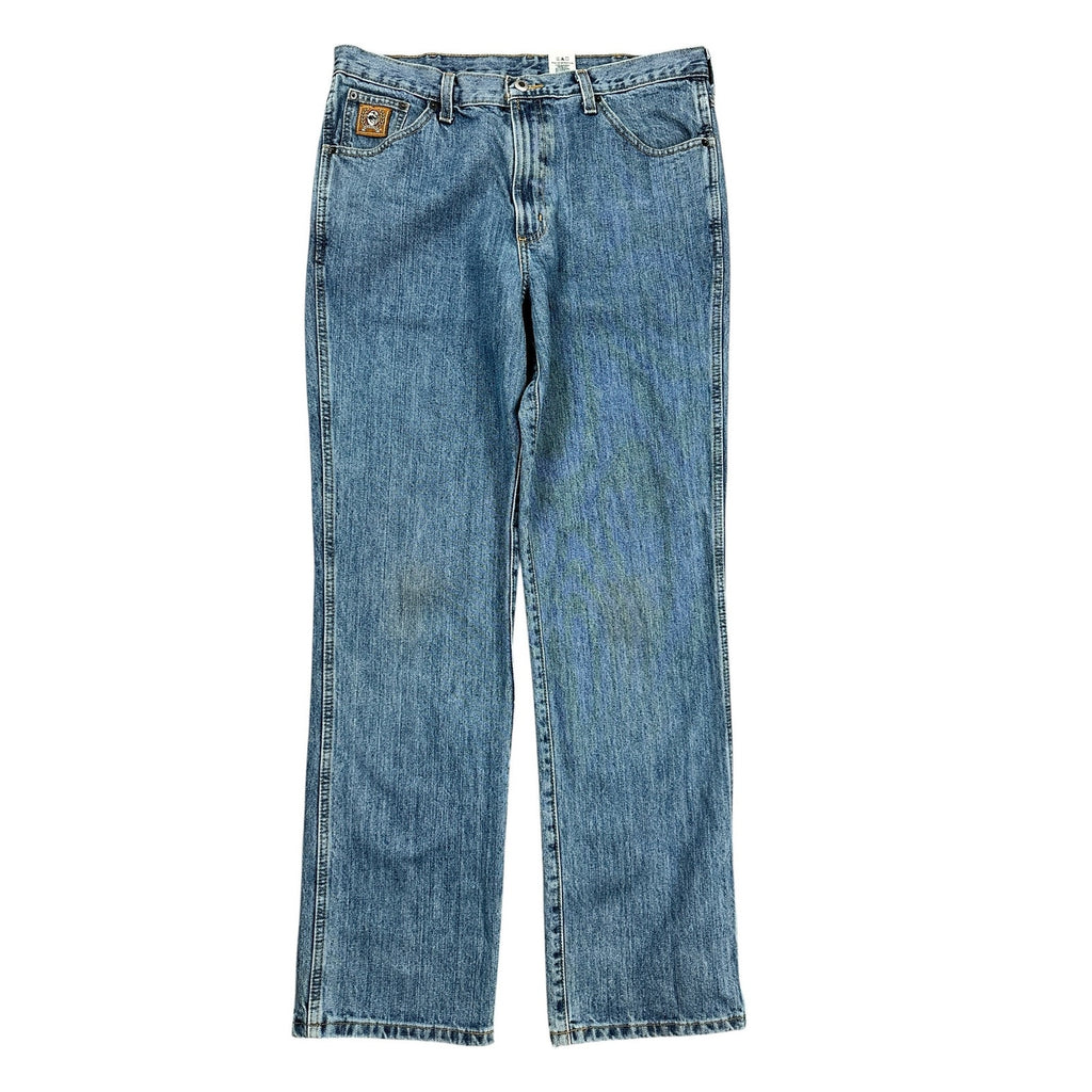 Cinch Bronze Label Slim Fit Tapered Jean in Medium Stonewash — 36x34