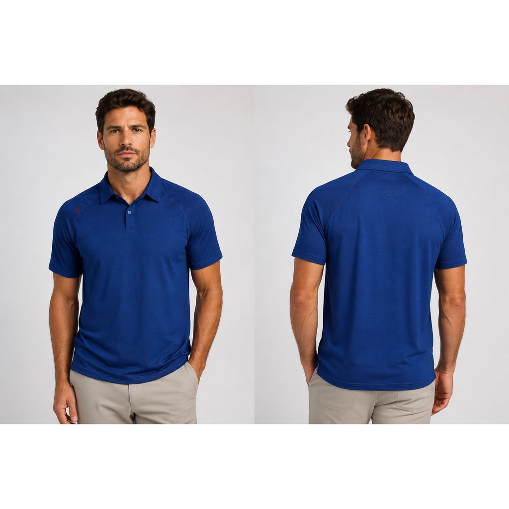 Rhone Delta Pique Performance Polo in Blue — Size 2XL // Preowned