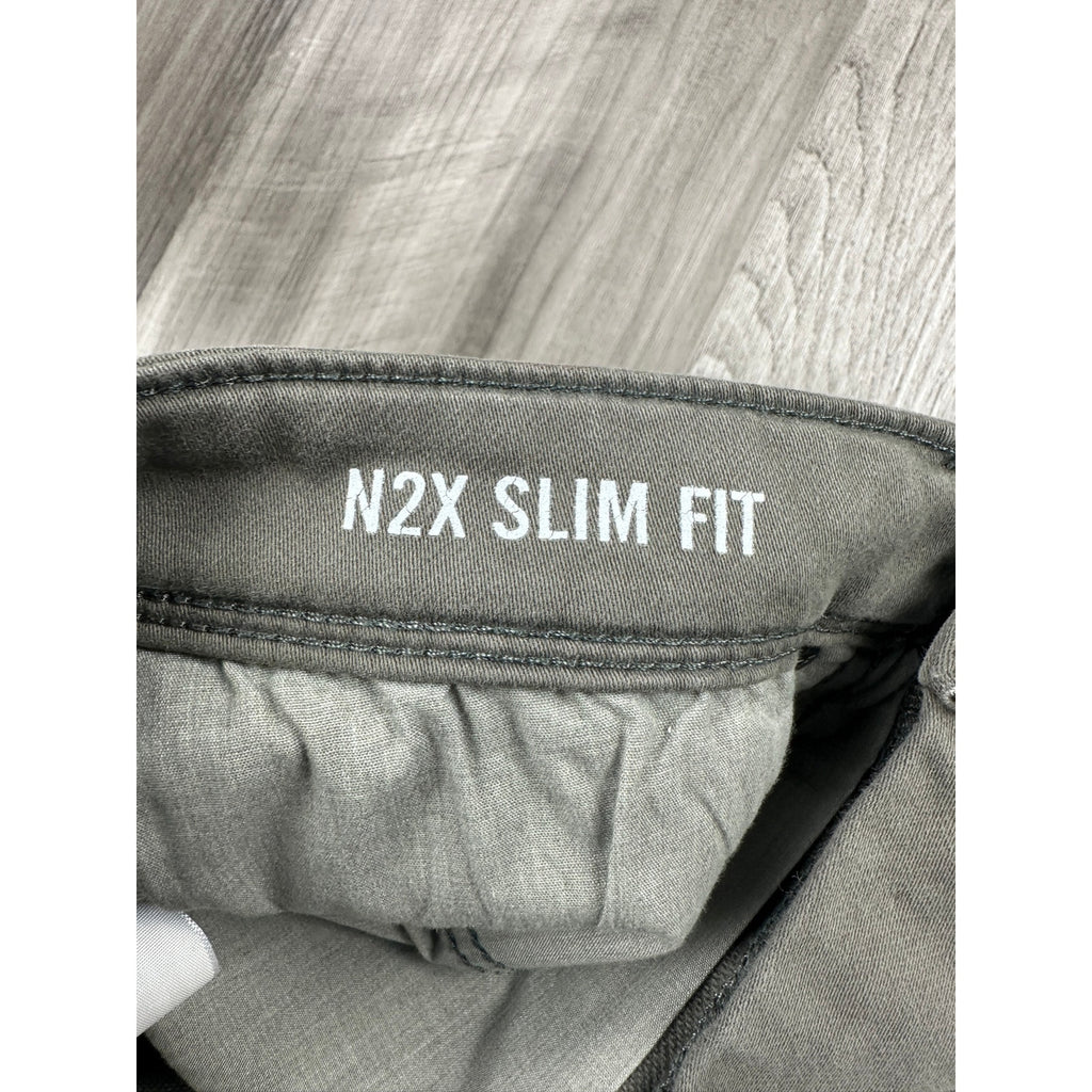 DU/ER N2X Slim Fit No Sweat Stretch Chino Pants in Light Fern — Size 32x30 // Preowned