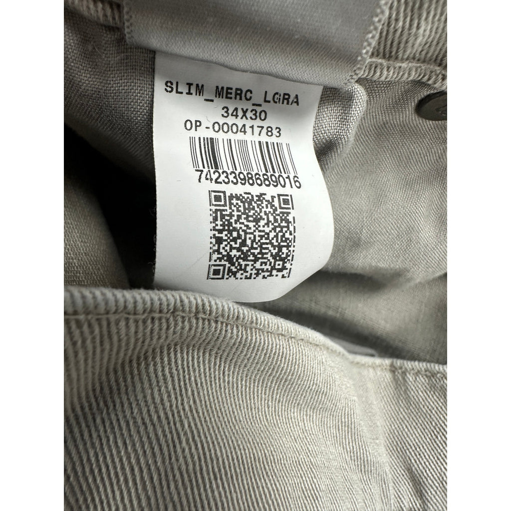 Mott & Bow Slim Mercer Jeans in Gray — Size 34x30 // Preowned