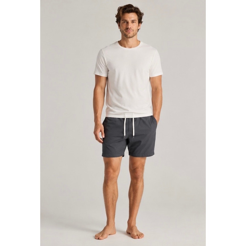 Vuori Charcoal Ripstop Cotton Shorts - Large